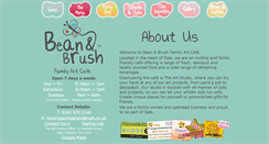 Desktop Screenshot of beanandbrush.co.uk